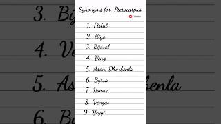 Synonyms for Pterocarpus  Crude drugs  Medi Queries 🎓 [upl. by Darlene992]