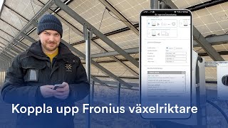 Koppla upp Froniusväxelriktare mot WiFi [upl. by Balthazar74]