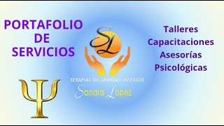 Servicios de terapias de Sanidad Interior Talleres Capacitaciones y Asesorías Psicológicas [upl. by Blanca]