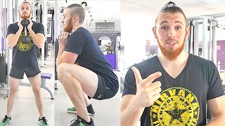 TUTORIAL SENTADILLA GOBLET  GOBLET SQUAT [upl. by Atelra803]