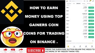 How to earn money using top gainers on Binance bitcoin breakingnews binance latestnews [upl. by Simara]