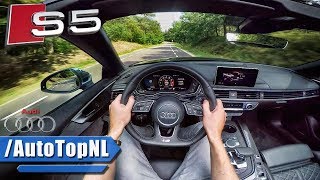 2017 Audi S5 Convertible 30 TFSI POV TEST DRIVE by AutoTopNL [upl. by Ahseiuqal313]