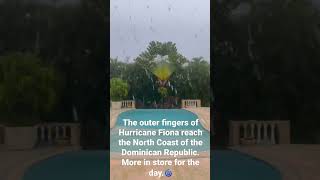 Hurricane Fiona hits the Dominican Republic Sor far just wet Cabarete 730 AM  09 19th 2022 [upl. by Ettevroc530]