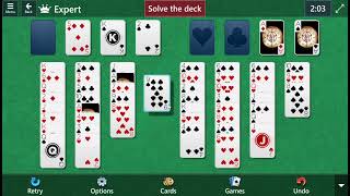 Microsoft Solitaire Collection FreeCell Expert Daily Challenge December 23 2021 [upl. by Kim]