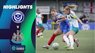 Newcastle Remain Unbeaten  Portsmouth v Newcastle Highlights  Barclays Womens Championship [upl. by Brass830]