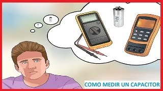 Como medir un capacidator de un aire acondicionado [upl. by Eissirk]