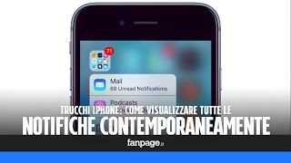 Trucchi iPhone come controllare contemporaneamente le notifiche delle app in una cartella [upl. by Eirene]