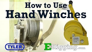 How to Use Tyler Tool Hand Winches [upl. by Alessandro]