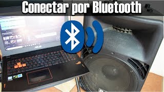 Conectar bocina a una computadora por bluetooth  bien explicado [upl. by Deborath539]