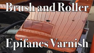 Varnishing a Boat Deck with Brush and Roller  Pre Season Epifanes Varnish Top Up [upl. by Farwell]