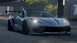 C8 ZR1 Hypervette  Coquette D10 Cinematic 4K [upl. by Rider]