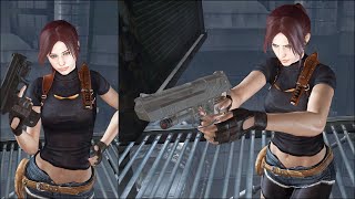 Resident Evil 5 Mods Claire Alyson Court Voice  ALL NEW MELEE MOVES and RPD Leon team up [upl. by Knorring]