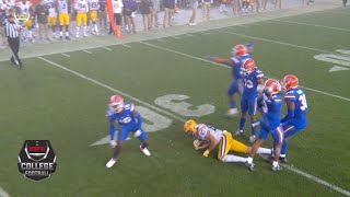 Florida defender throws cleat in wild ending vs LSU  2020 College Football Highlights [upl. by Klockau]