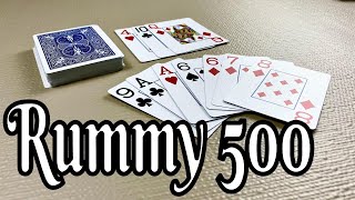 How To Play Rummy 500  Card Games [upl. by Dugaid]