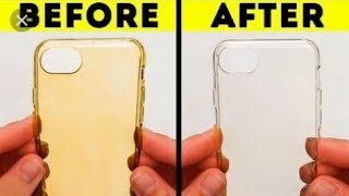 How To Remove Yellowness Off A Transparent Phone CaseClean a Clear phone Case [upl. by Hoopes410]