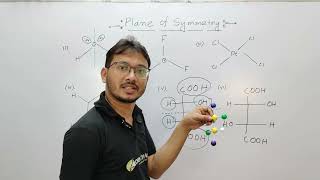 plane of symmetry of Tartaric Acidelements of symmetryIsomerismNEETIITJEEWBJEEBoards exam [upl. by Helene]