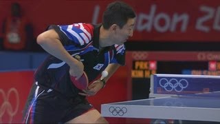 Kim PRK vs Oh KOR  Table Tennis Mens Team First Round Replay  London 2012 Olympics [upl. by Yanrahs]