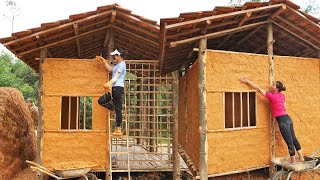 Start To Finish Building House Alone TIMELAPSE 120 Days since leaving home to build life off grid [upl. by Nylaehs]