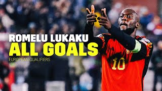 Romelu Lukaku all 1️⃣4️⃣ European Qualfiers goals 🇧🇪🔥 [upl. by Vedi]