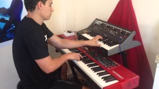 Jamiroquai  Destitute Illusions  Synths moog and nord stage 2 [upl. by Rasla617]