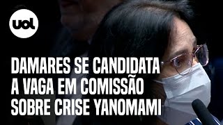 Damares Alves se candidata a vaga para comissão que monitora crise yanomami [upl. by Opaline]