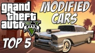 GTA 5  Top 5 Modified Cars GTA V Custom Cars [upl. by Omidyar97]