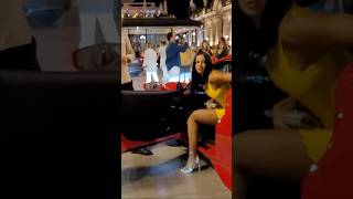 A beautiful girl drives a Ferrari in Monaco 2024 supercarlifestyle luxurycar luxury supercar [upl. by Aron]