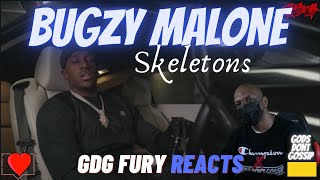 AMERICAN Reacts to Bugzy Malone  Skeletons Official Music Video [upl. by Soisinoid743]