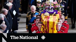 Queen Elizabeth laid to rest after state funeral in London [upl. by Kirred]