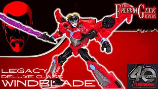 Legacy Deluxe WINDBLADE EmGos Transformers Reviews N Stuff [upl. by Dlareme]