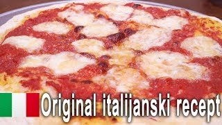 pizza margarita margherita original italijanski recept [upl. by Pancho]