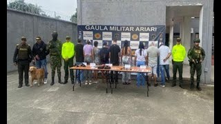 Golpe al microtráfico y la delincuencia organizada en Granada Meta 9 capturados [upl. by Murial537]