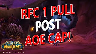 WoW Classic  Mage RFC 1 Pull Post AOE Cap 5 Min  50 of a level [upl. by Ttennaej438]