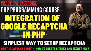 Setup amp Add reCAPTCHA v2 to localhost in PHP  reCAPTCHA on localhost  How to use reCAPTCHA in PHP [upl. by Uzzia]