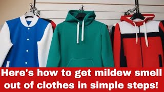 How to Get Mildew Smell Out of Clothes Detailed Guide [upl. by Alaek]