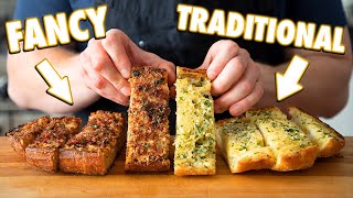 Perfect Homemade Garlic Bread 3 Ways [upl. by Alliuqahs211]