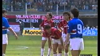 milan sampdoria 1 0 13 aprile 1990 [upl. by Amirak995]