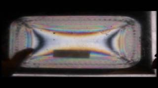 View Stress in Transparent Materials  Recycled LCD Polarizers [upl. by Forrest]