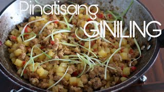 Easy 15minute Meal l Pinatisang Giniling l Renell Lumagui Filipino Recipe [upl. by Valera706]