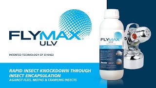 Flymax® ULV provides rapid insect knockdown against flies moths an crawling insects [upl. by Tenrag]