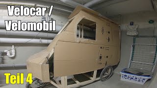 4 Velocar EBike Mini Camper selber bauen Fahrrad Wohnwagen  Wohnmobil [upl. by Dnomaj294]