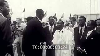 Patrice Lumumba Frantz Fanon Mohamed Yazid 1960 [upl. by Darelle470]