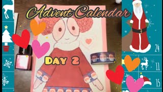 INKVENT CALENDAR  LEGAMI ADVENT CALENDAR  Day 2 Art Fun Unboxing and Art inkvent legami [upl. by Marietta]