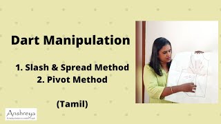 Dart Manipulation in Tamil for Beginners amp Fashion Designers patternmakingpatterndrafting sewing [upl. by Clayson]