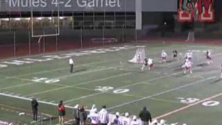 Muhlenberg mens lax Mike Horowitz saves vs Swarthmore [upl. by Eveleen]