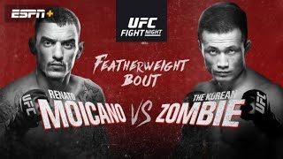 UFC ON ESPN 12 LIVE  MOICANO VS KOREAN ZOMBIE LIVESTREAM  UFC 154 FULL FIGHT COMPANION [upl. by Kaufman324]