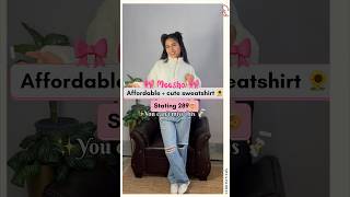 meeshofinds Sweatshirt Haul Under 300 meesho meeshohaul meeshoapp shorts viral sweatshirt [upl. by Hatty826]