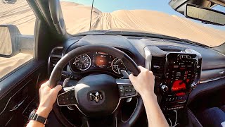 2021 Ram 1500 TRX  POV Offroad Driving Impressions Sand Dunes [upl. by Atteyek]