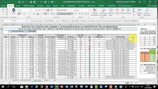 REPORTE DE CUENTAS POR COBRAR Y CATEGORIZACION DE LA CARTERA POR TIPO DE MOROSIDAD  EXCEL 2016 [upl. by Hirasuna198]