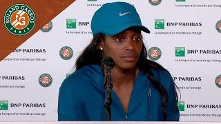 Sloane Stephens  Press Conference after Final I RolandGarros 2018 [upl. by Neret625]